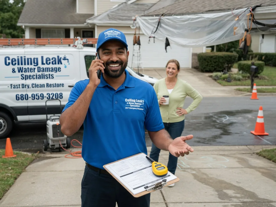 Ceiling Leak Cleanup Fall Branch, TN FAQs